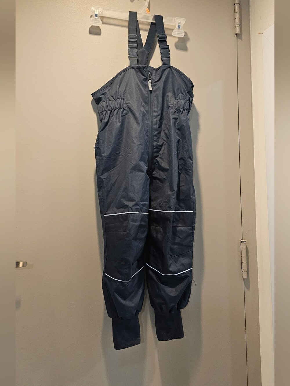Kids Waterproof Bib Overalls - Black
